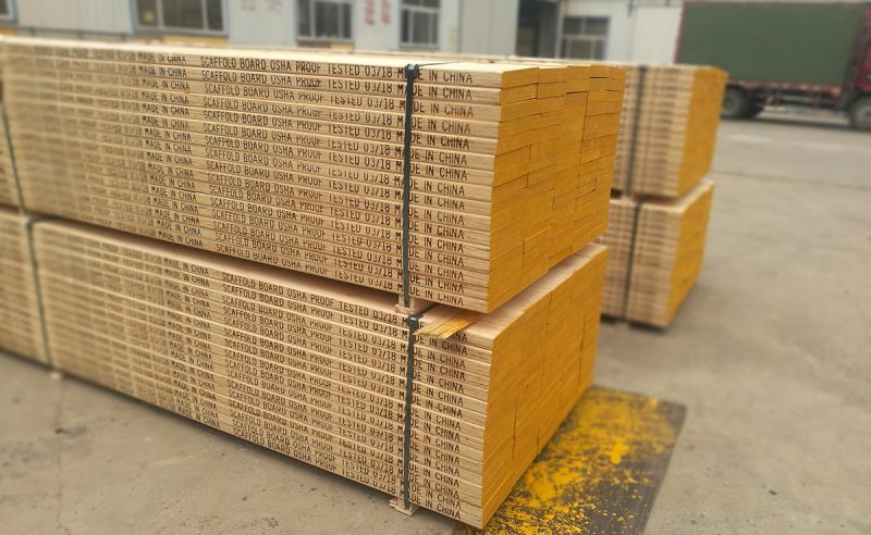 wood scaffold planks